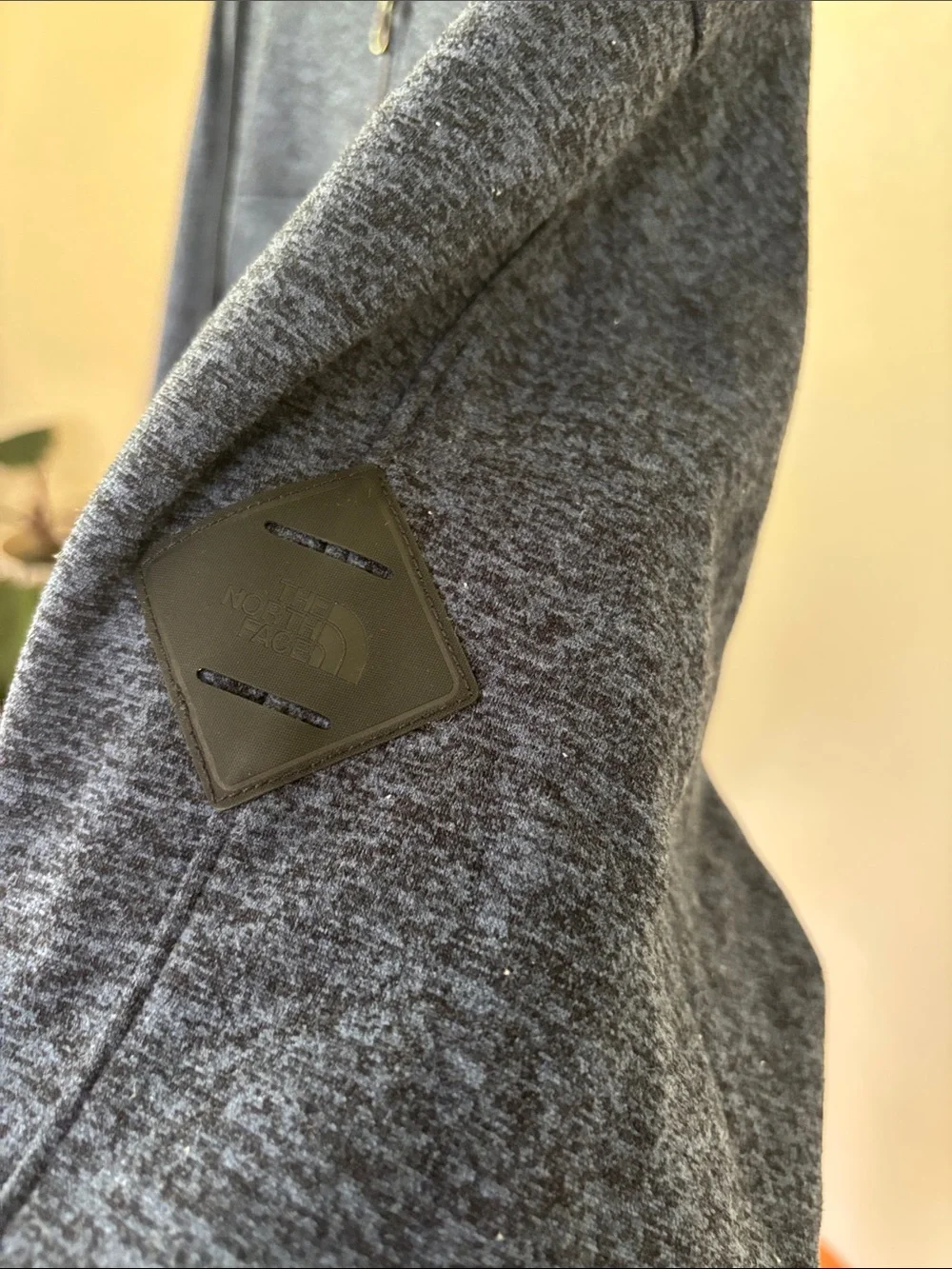 Men's North Face Navy Fleece Hooded Zip Sweater